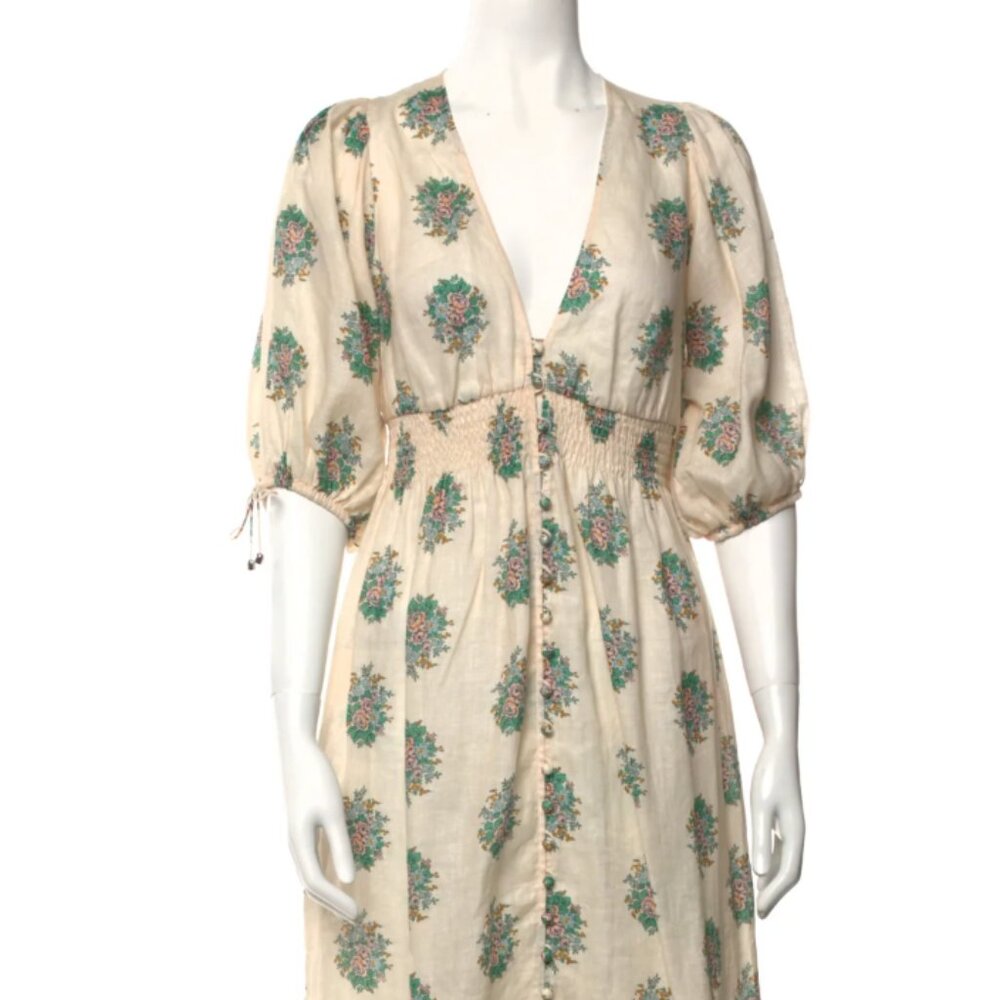 Zimmermann Floral Print Long Dress – Size 1 (S) – Romantic & Rare